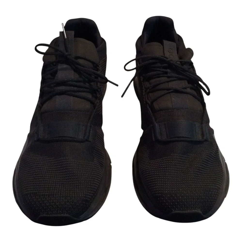 On Running‎ Men's 12.5 Cloudnova Athletic Sneakers Lace-Up Black Shoes